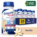 Ensure plus Meal Replacement Nutrition Shake, Vanilla, 8 Fl Oz, 24 Count