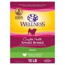 Wellness Complete Health Natural Dry Small Breed Dog Food, Turkey & Oatmeal, 12-Pound Bag