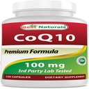 Best Naturals Coq10 100 Mg 120 Capsules | Supports Cardiovascular Health
