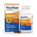 Preservision AREDS Lutein Eye Vitamin & Mineral Supplement, Beta-Carotene Free, Soft Gels, 120 Ct