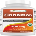 Best Naturals Cinnamon 500 Mg 250 Capsules