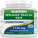 Best Naturals Wheat Germ Oil 1130 Mg, 120 Ct