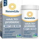 Renew Life Adult 50+ Probiotic Supplement, 25 Billion CFU, 30 Capsules