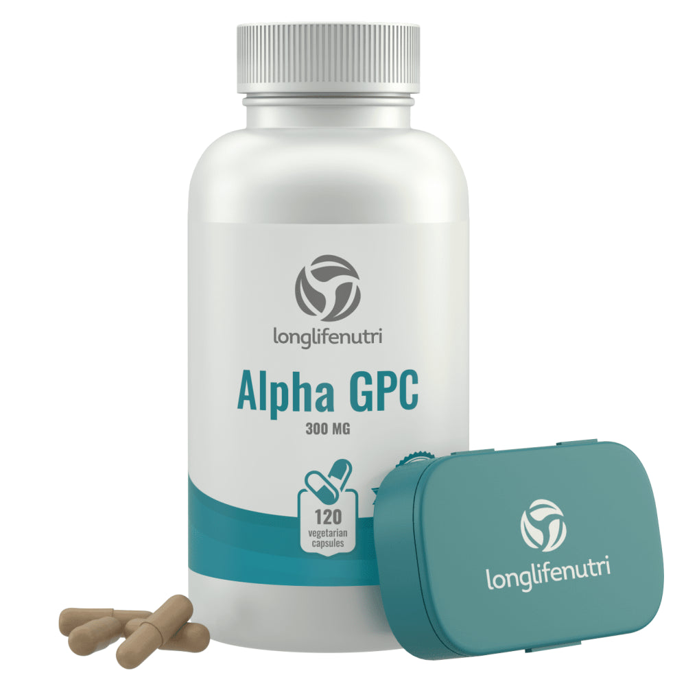 Alpha GPC Choline 300 Mg - 120 Vegetarian Capsules | VitaShop NZ