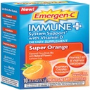 Emergen-C Immune+ System Support, Super Orange 10 Ea (Pack of 2)
