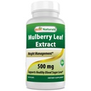 Best Naturals Mulberry Leaf Extract, 500 Mg, 120 Count