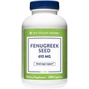 The Vitamin Shoppe Fenugreek Seed 610MG, Supports Blood Sugar Already within the Normal Range (200 Capsules)