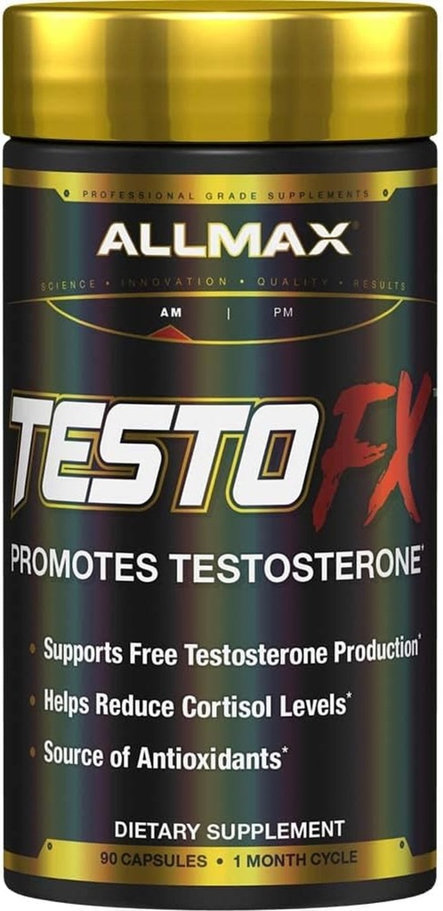 ALLMAX TESTOFX - Testosterone Support - 90 Capsules
