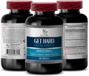Male Enhancing Pills - GET HARD - MENS PILLS - ADVANCED FORMULA - 1 Bottle (60 Capsules) - Tongkat Ali Extract - Maca Root Extract - Maca Root Capsules - Tongkat Ali Powder for Men and Women