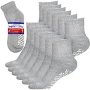 Debra Weitzner Non-Binding Loose Fit Sock - Non-Slip Diabetic Socks for Men and Women - Ankle 12 Pack Grey Size 10-13
