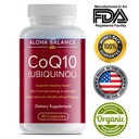 Coq10 - Ubiquinol - Supports Healthy Heart - Fast Absorption - Heart & Cellular Energy by Aloha Balance