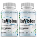 (2 Pack) Revision - New Advanced Revolutionary Eye Health Formula - Supports Healthy Vision - Supplement for Eyes Sight - 120 Capsules