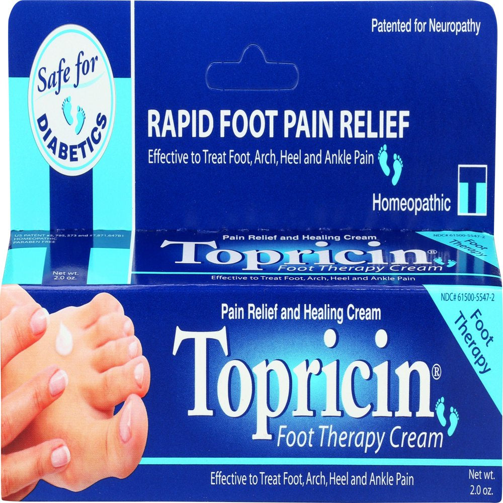 Topricin Foot Pain Relief Cream - 2oz