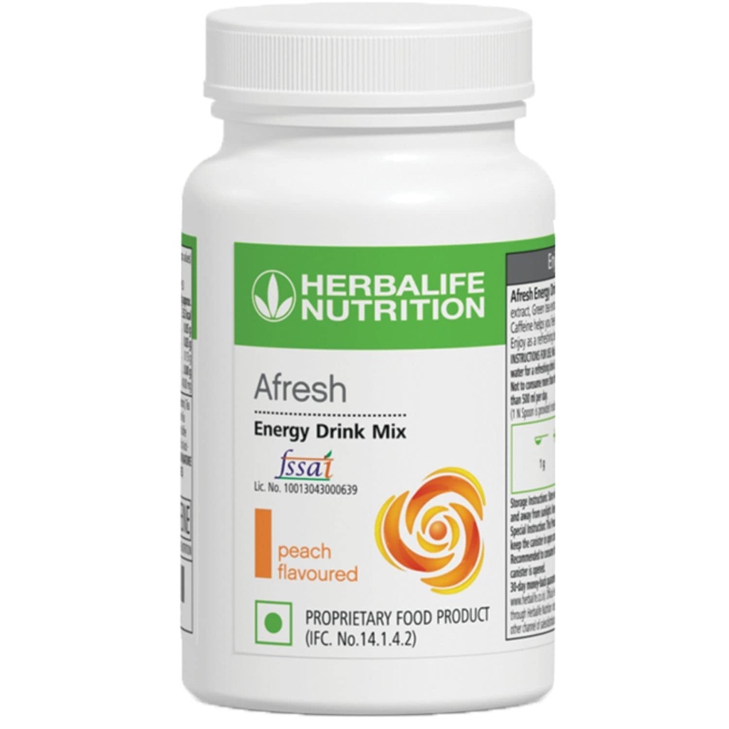 Herbalife Afresh Peach - Energy Drink Mix 50g