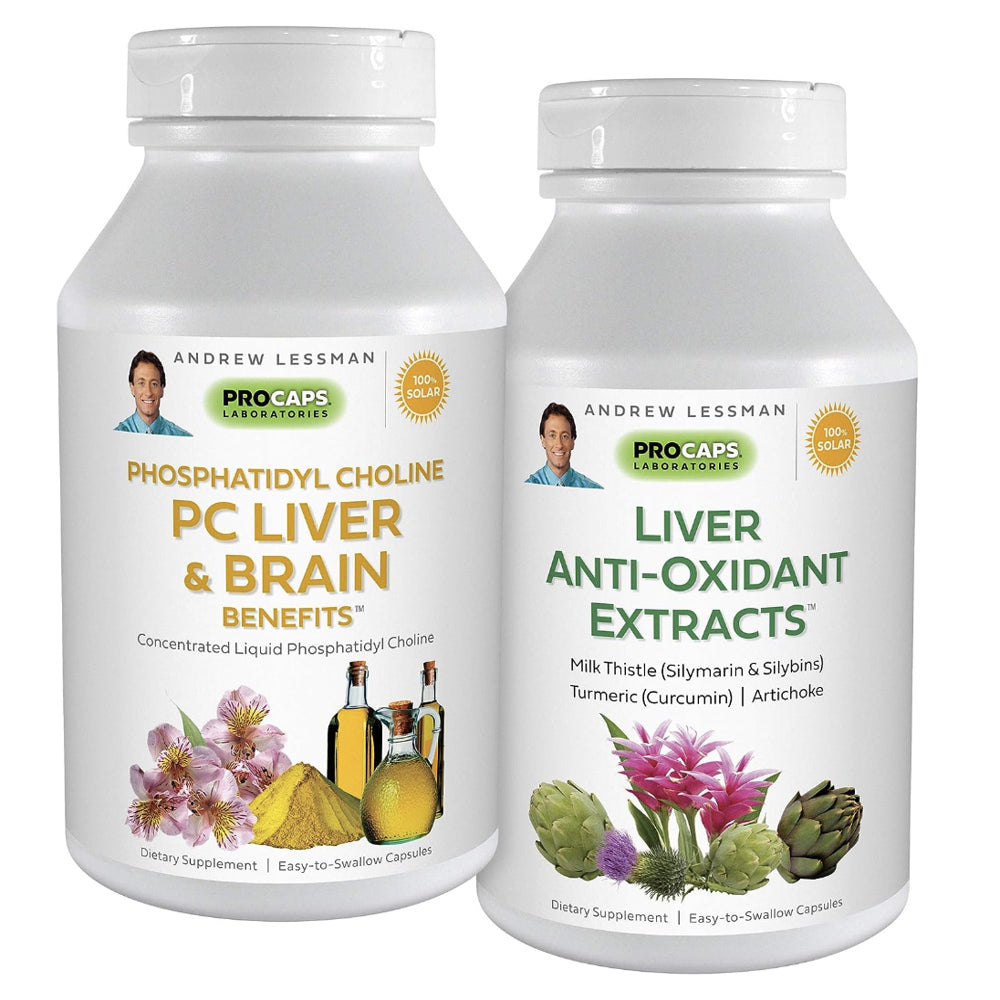 Andrew Lessman Liver & Brain Support Kit - 90 Capsules