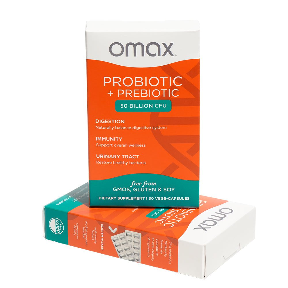 Omax Probiotic - 50 Billion CFU - Gut & Immune Health