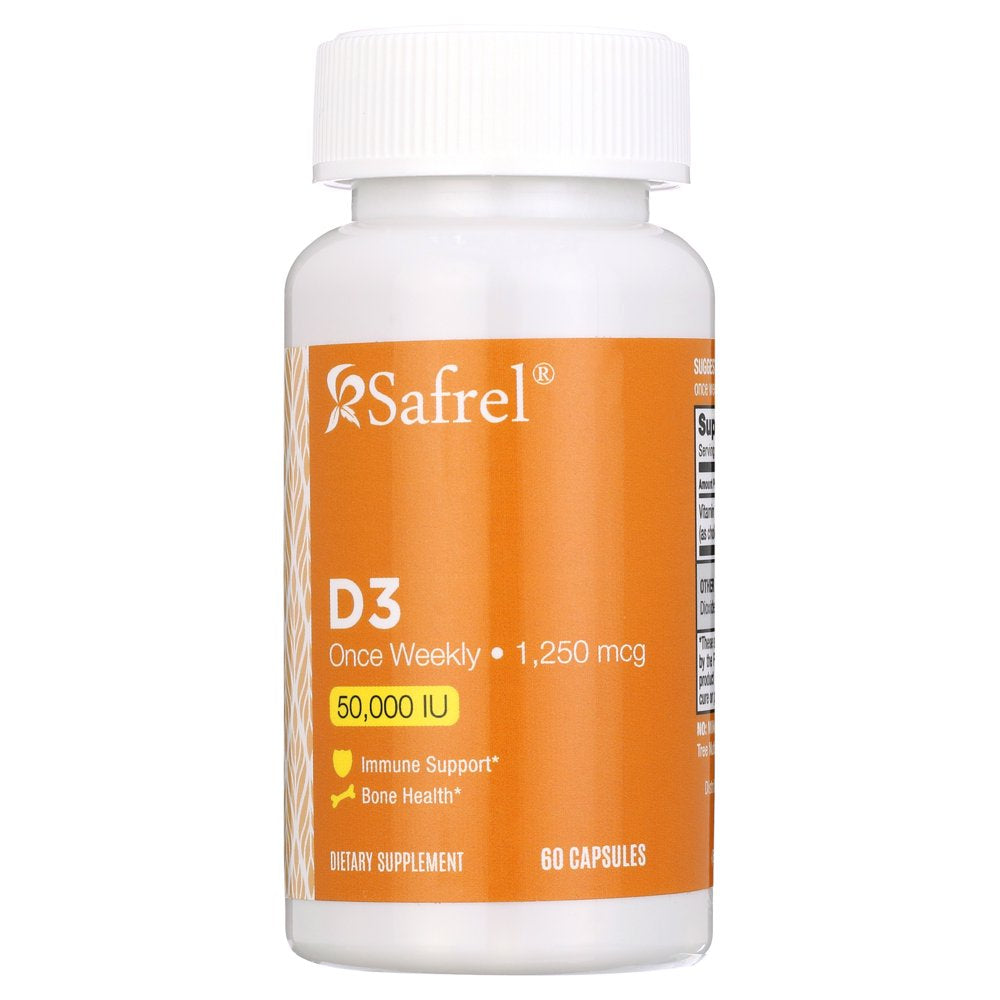 Vitamin D3 50,000 IU - Weekly Dose - Safrel