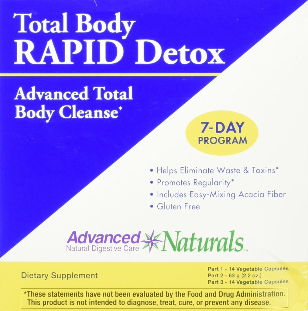 Rapid Detox Kit | Total Body Cleanse - Advanced Naturals