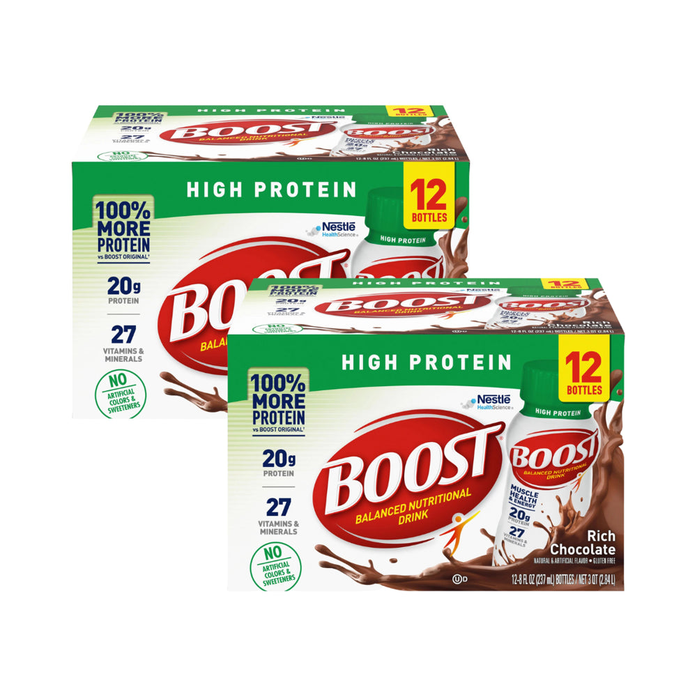 Boost High Protein Chocolate Drink - 12 Pack